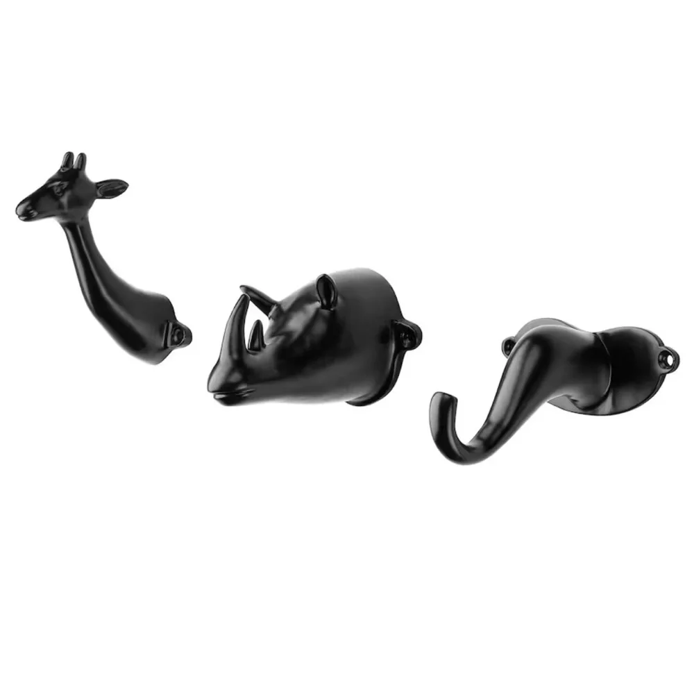 IKEA Animal hooks giraffe, rhino,elephant
